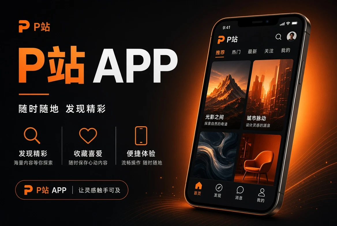 P站APP移动端服务视觉
